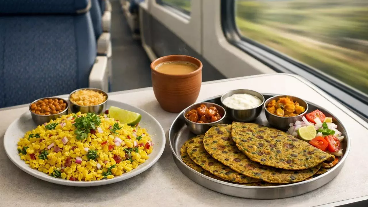 वंदे भारत में रफ्तार के साथ मिलेगा रीजनल स्वाद! महाराष्ट्र का कांदा पोहा, गुजरात का मेथी थेपला; यहां मिलेगी पूरी जानकारी