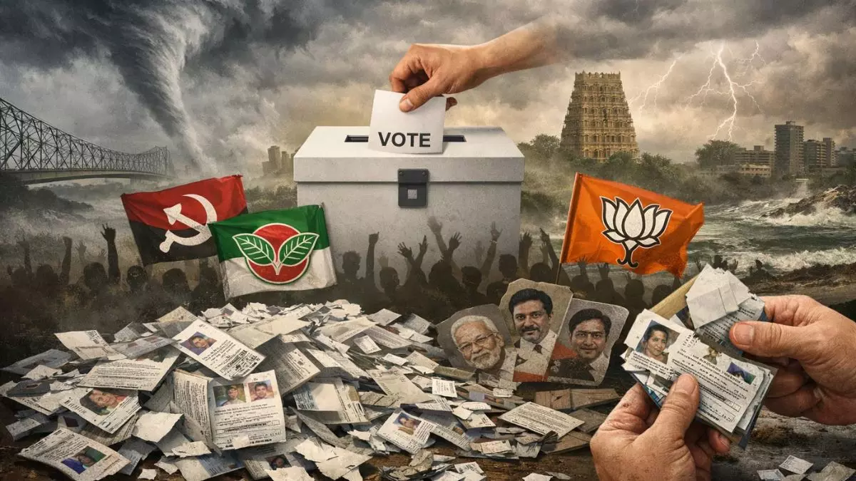 बंगाल-गुजरात के बाद तमिलनाडु में बड़ा ‘वोटर क्लीन-अप’, 97 लाख नाम कटे; सवालों के घेरे में EC- क्या लोकतंत्र पर चोट है SIR?