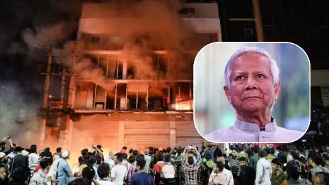 कट्टरपंथी दबाव के आगे कमजोर पड़ी यूनुस सरकार, हिंसक प्रदर्शन और आगजनी के चलते हुआ बुरा हाल; जानें अबतक क्या-क्या हुआ?