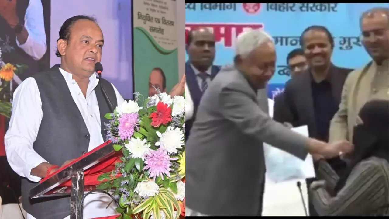 झारखंड तक पहुंचा नीतीश कुमार का हिजाब विवाद, इरफान अंसारी बोले- ऐसी कोई लड़की झारखंड...; JDU का पलटवार