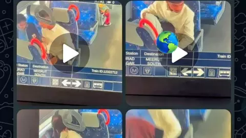 रैपिड रेल से लड़के-लड़की का अश्लील Video Viral, स्कूली ड्रेस में की अश्लीलता की सारी हदें पार; CCTV में रिकॉर्ड हुई हरकत