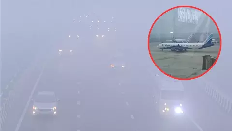 दिल्ली में सीजन की पहली कोल्ड वेव, ठंड और कोहरे से कांपी राजधानी;16.9 डिग्री पहुंचा तापमान, AQI 400 के पार-129 फ्लाइट्स रद्द