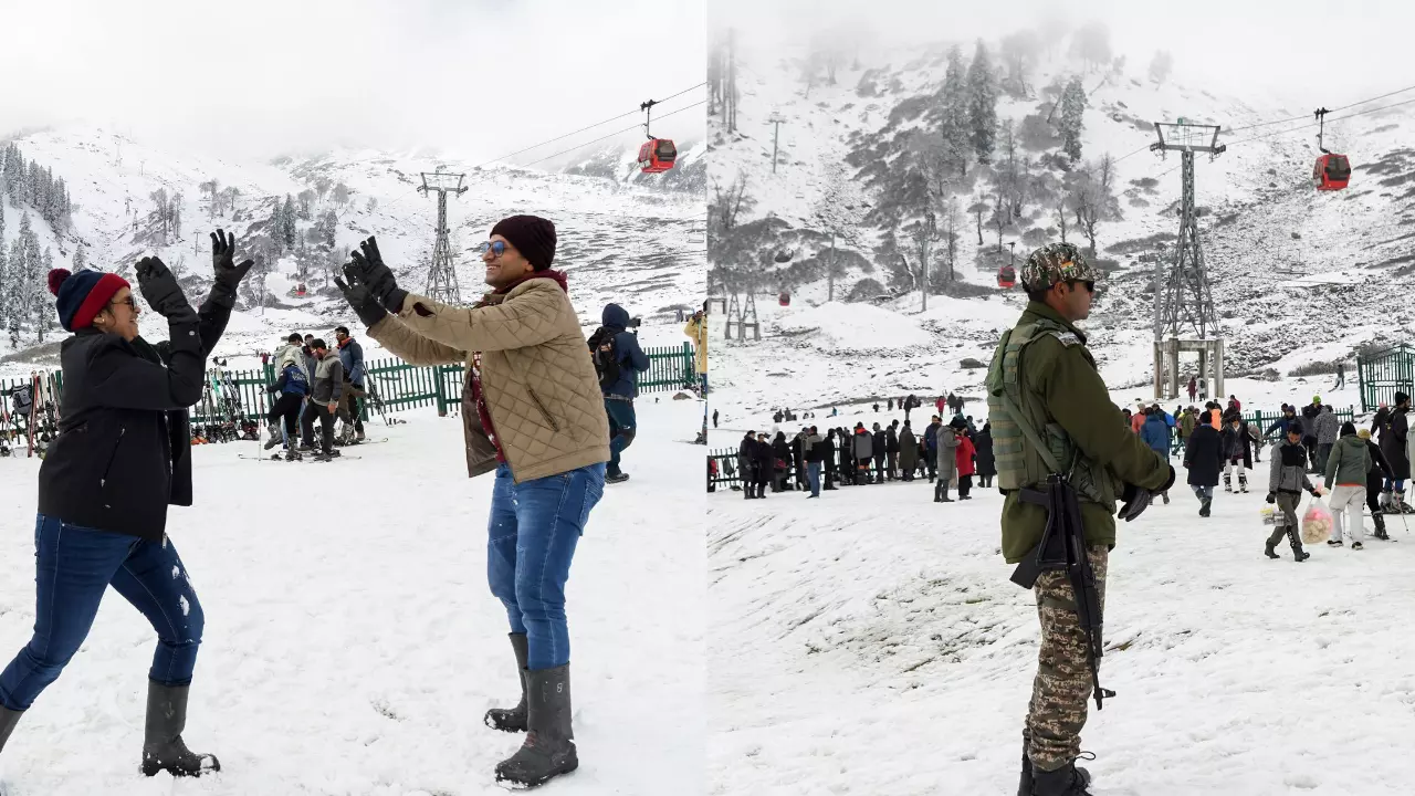 कश्मीर के ऊंचे इलाकों से लेकर लेह तक बिछी बर्फ की मोटी चादर; देखें Snowfall के ये खास 5 Video