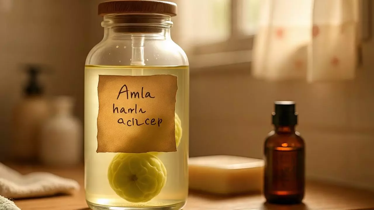 रूखे बालों के लिए घर पर बनाएं आंवले का शैम्पू