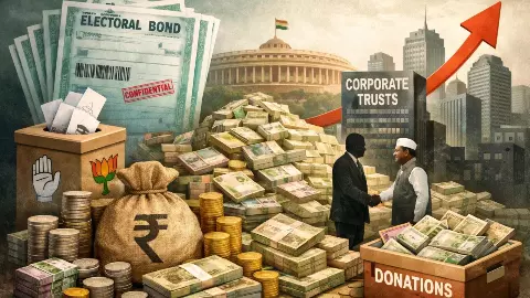 चुनाव बॉन्ड रद्द होने के बाद इलेक्टोरल ट्रस्टों के जरिए पॉलिटिकल पार्टी के खातों में जा रहे पैसे, किसने दिया सबसे ज्यादा चंदा?