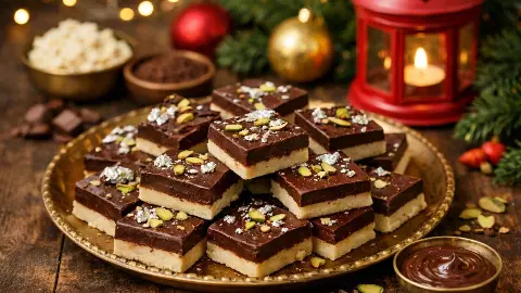 Christmas Special 2025: घर पर बनाएं लाजवाब चॉकलेट मावा बर्फी! मिनटों में हो जाएगी तैयार