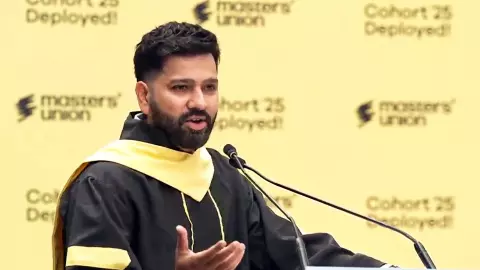 Rohit Sharma Retirement : 38 की उम्र, नंबर-1 की पोज़िशन और साफ एलान - अपनी रिटायरमेंट पर क्या बोले रोहित शर्मा? Rohit Sharma Retirement : 38 की उम्र, नंबर-1 की पोज़िशन और साफ एलान - अपनी रिटायरमेंट पर क्या बोले रोहित शर्मा?