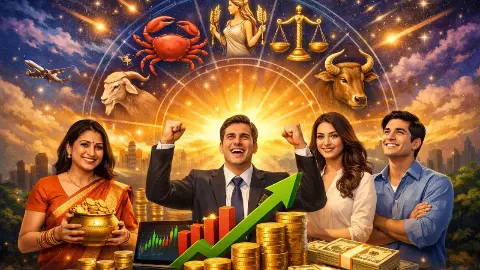 साल 2026 के पहले महीने जनवरी में इन पांच राशियों को होगा जबरदस्त फायदा, करियर-कारोबार में उन्नति के योग साल 2026 के पहले महीने जनवरी में इन पांच राशियों को होगा जबरदस्त फायदा, करियर-कारोबार में उन्नति के योग