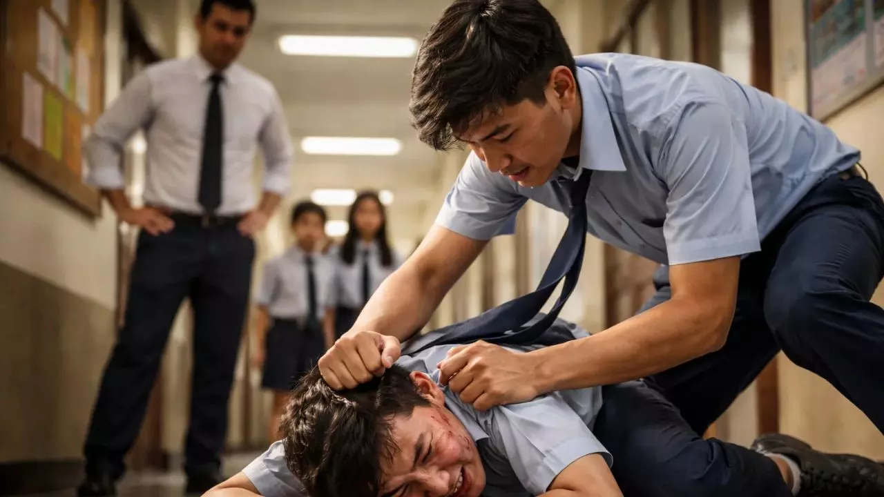 सरकारी स्कूल के प्रिंसिपल के Order पर 10वीं के छात्र ने 7वीं के छात्र की बेरहमी से की  पिटाई, लगा ये आरोप