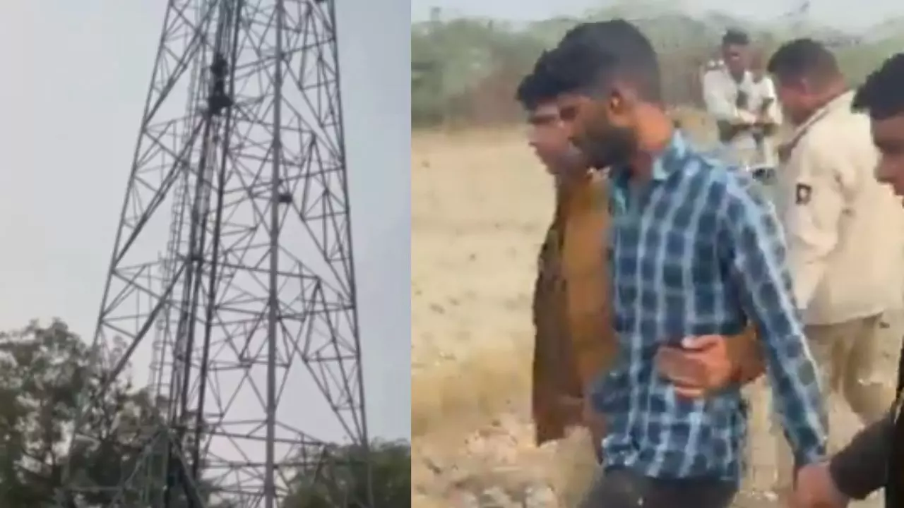 जीजा की साली से अनोखी दीवानगी! खुद पर डाला पेट्रोल, चढ़ा टावर पर, बोला- शादी कराओं नहीं जान दे दूंगा; फिर... VIDEO