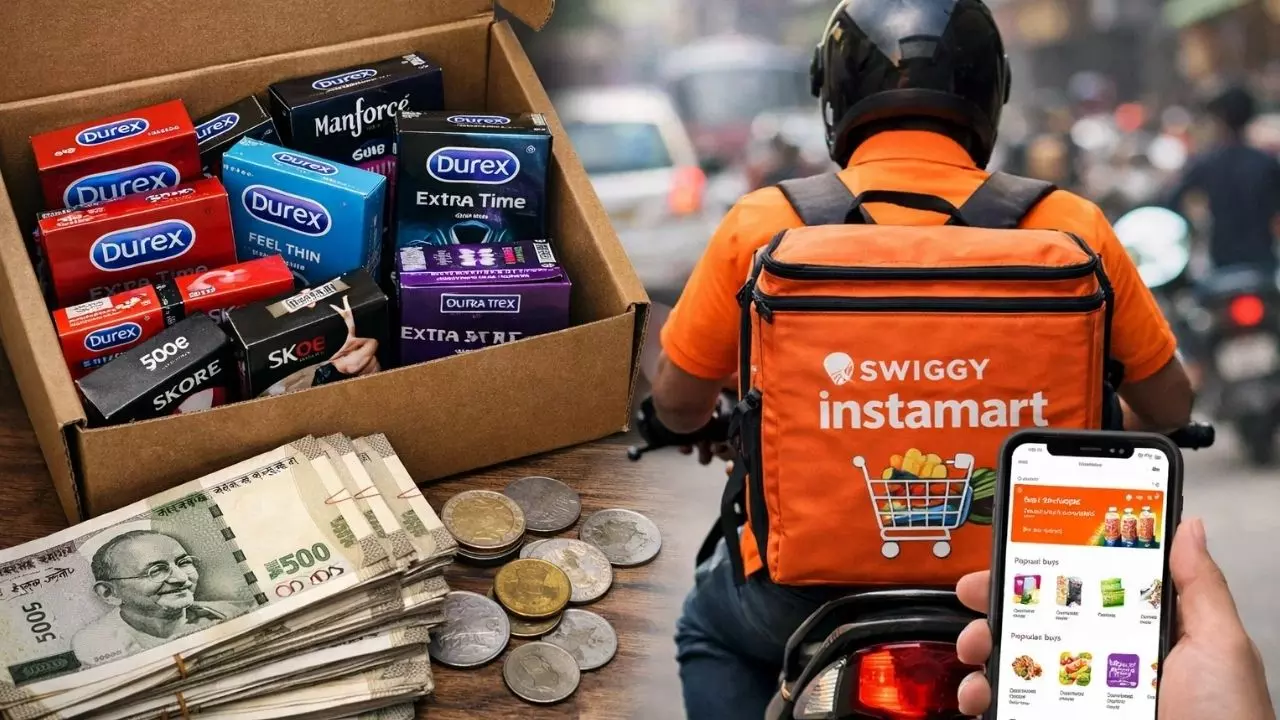 228 ऑर्डर में ₹1.06 लाख के कंडोम! Swiggy Instamart की रिपोर्ट ने खोली भारतीयों की क्विक कॉमर्स आदतें