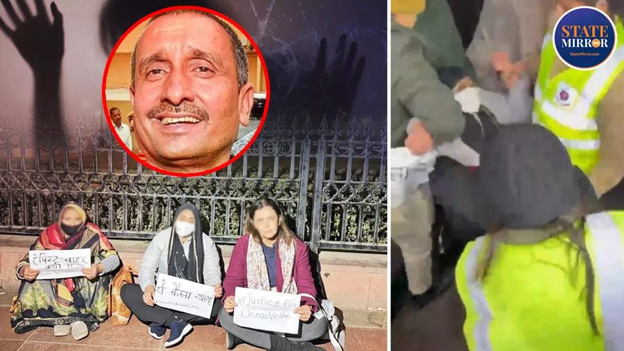 रेपिस्ट बाहर क्यों? उन्नाव रेप पीड़िता की मां के साथ की गई मारपीट, आरोप- पुलिसवालों ने बनाया बंधक, योगी के मंत्री ने बनाया मजाक