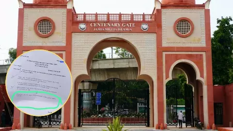 मुस्लिमों पर अत्याचार को लेकर सवाल पूछना जामिया के प्रोफेसर को पड़ा भारी, हो गए निलंबित; सोशल मीडिया पर वायरल प्रश्नपत्र मुस्लिमों पर अत्याचार को लेकर सवाल पूछना जामिया के प्रोफेसर को पड़ा भारी, हो गए निलंबित; सोशल मीडिया पर वायरल प्रश्नपत्र