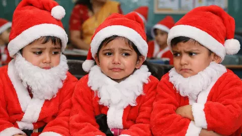 बच्चों को जबरदस्ती Santa बनाया तो होगी कार्रवाई, शिक्षा विभाग का बड़ा फैसला; स्कूलों को दी चेतावनी
