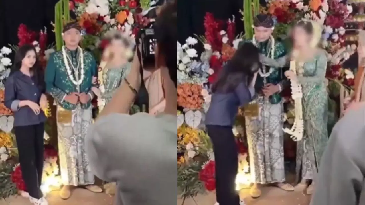 शादी के दौरान स्टेज पर पहुंची Ex-Girlfriend, पूर्व प्रेमी के साथ कर रही थी ये हरकत; दुल्हन ने सिखाया ऐसा सबक | VIDEO