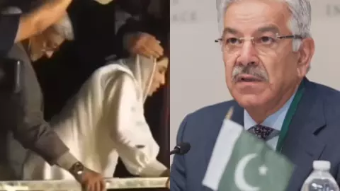 वाह रे ख्‍वाजा आसिफ, लड़की देखते ही दिखा दी औकात! महिला कार्यकर्ता के साथ अश्‍लील हरकत करते पकड़े गए ना-पाक मंत्री- Video Viral