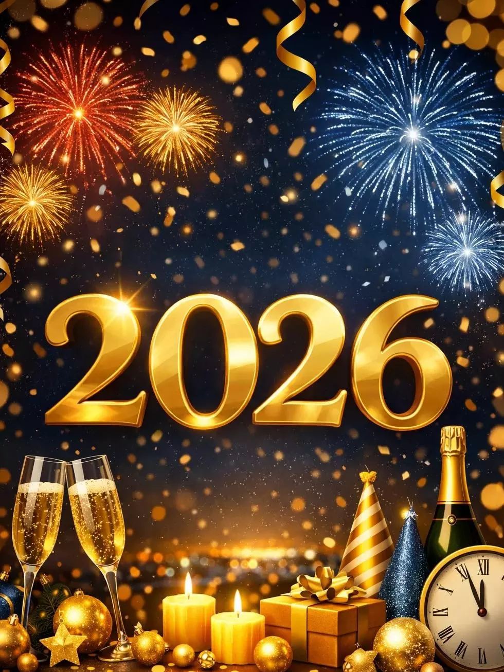 Happy New Year 2026: इन बेस्ट विसेज और मैसेज भेजकर सेलिब्रेट करे नया साल