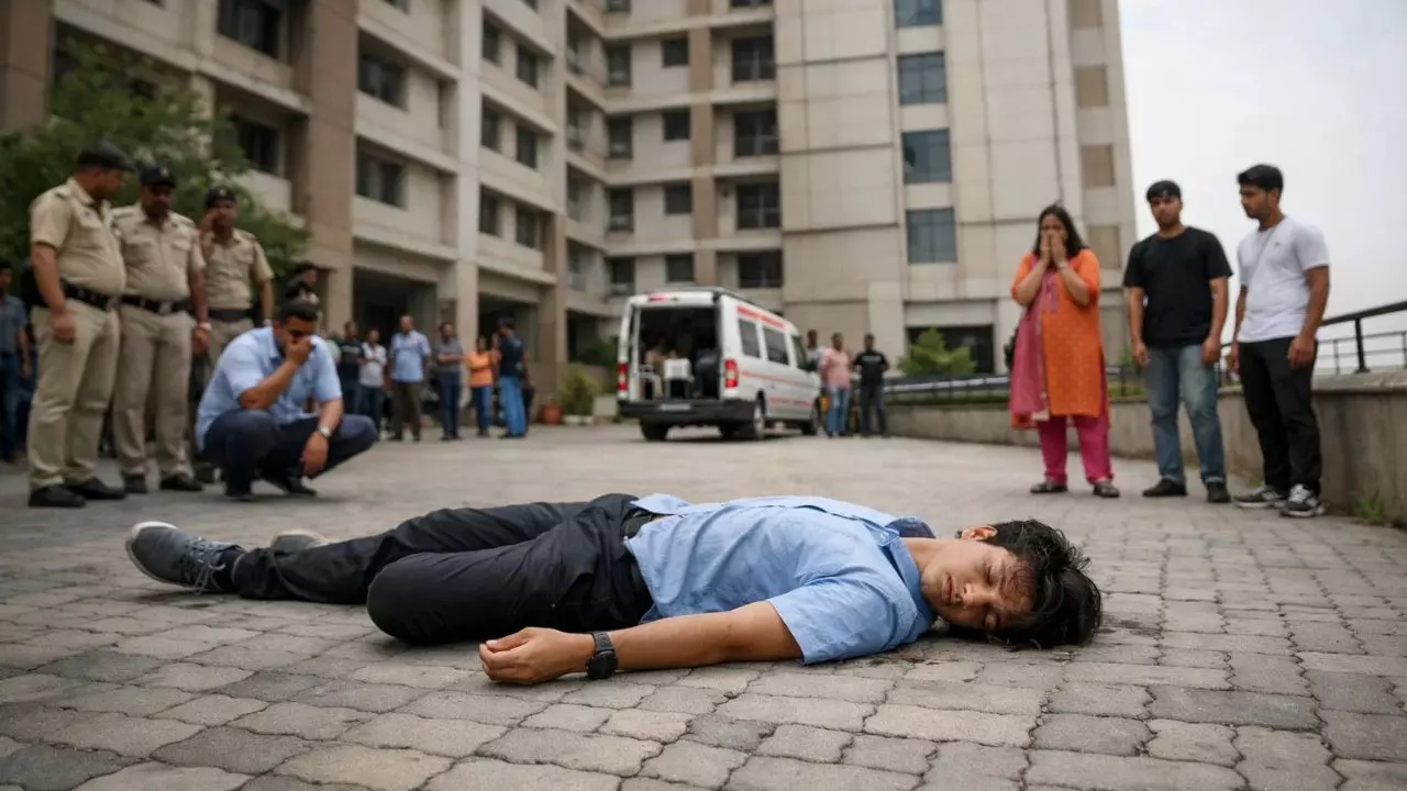 बैकलॉग का एग्जाम देते समय चीटिंग कर रहा था कंप्यूटर साइंस का स्टूडेंट, पकड़े जाने के बाद 12वीं मंजिल से कूदकर दी जान