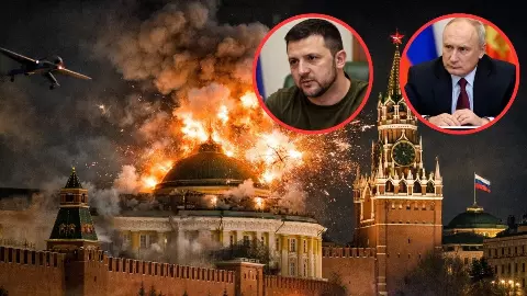 यूक्रेन ने पुतिन के सरकारी आवास पर ड्रोन से किया हमला? रूस का बड़ा दावा, ज़ेलेंस्की बोले- हमले की कहानी पूरी तरह से मनगढ़ंत