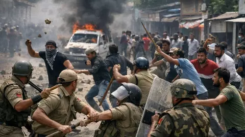 असम तक पहुंची पहलगाम की गूंज, आतंकी हमले के सपोर्टर को छुड़ाने सड़क पर उतरी भीड़, कौन है पुलिस पर हमले का मास्टरमाइंड?