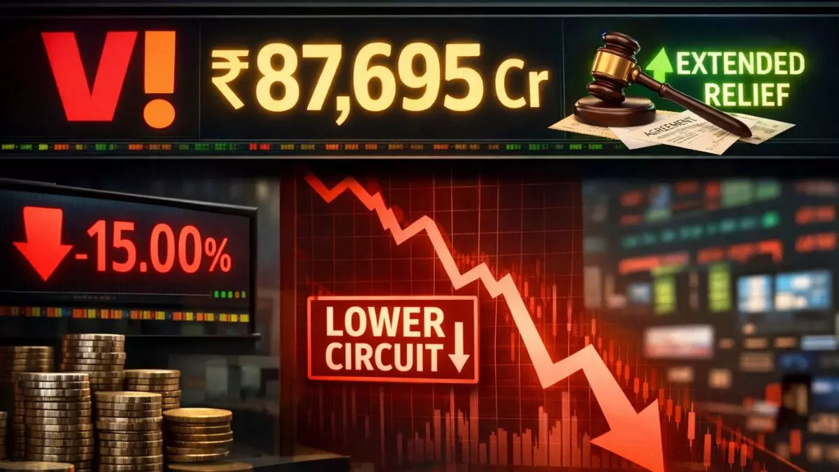 VI Share Price Today: ₹87695 करोड़ फ्रीज, 5 साल की मोहलत.... Vodafone Idea को AGR में मिली राहत, फिर भी VI के शेयरों में क्यों आया भूचाल?