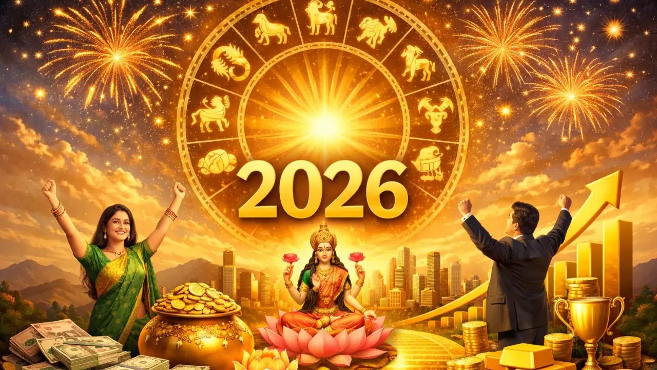 Rashifal 2026: नए साल में इन राशियों की खुलेंगी किस्मत, मिलेगी हर क्षेत्र में सफलता और धन लाभ