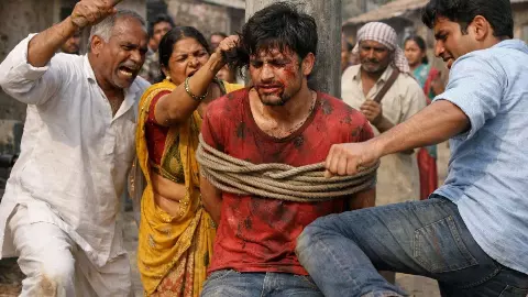 लव मैरिज करने का अंजाम, खंभे पर बांधा, फिर लड़की के घरवालों ने बेरहमी से की दामाद की पिटाई