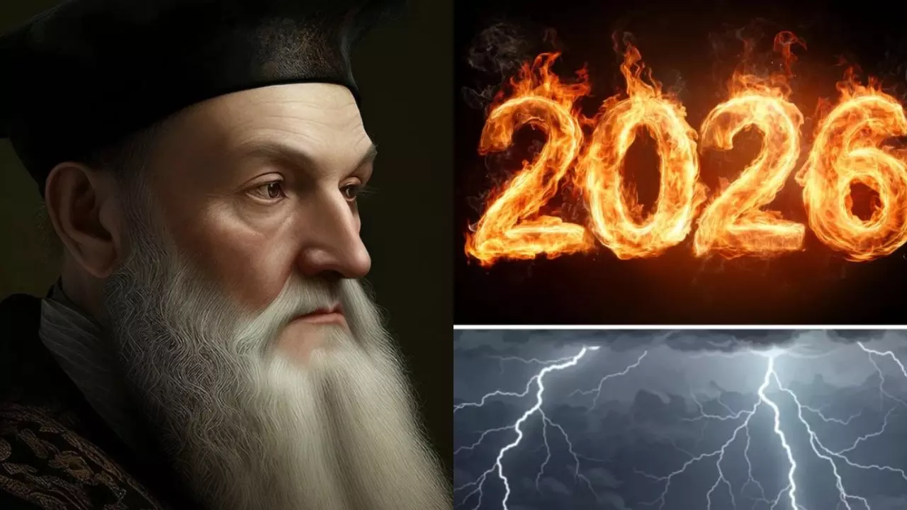 2026 की खौफनाक भविष्यवाणियां: नास्त्रेदमस की चेतावनी - यूरोप में खूनी खेल, राजनेता की... दक्षिण चीन सागर में युद्ध, सत्ता पलट की आंधी!