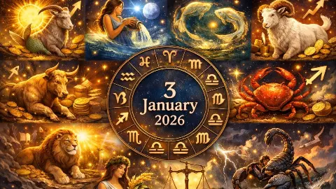 राशिफल 3 जनवरी 2026: शनिवार को किस राशि को मिलेगा लाभ, कौन रहे सतर्क? जानें 12 राशियों का हाल