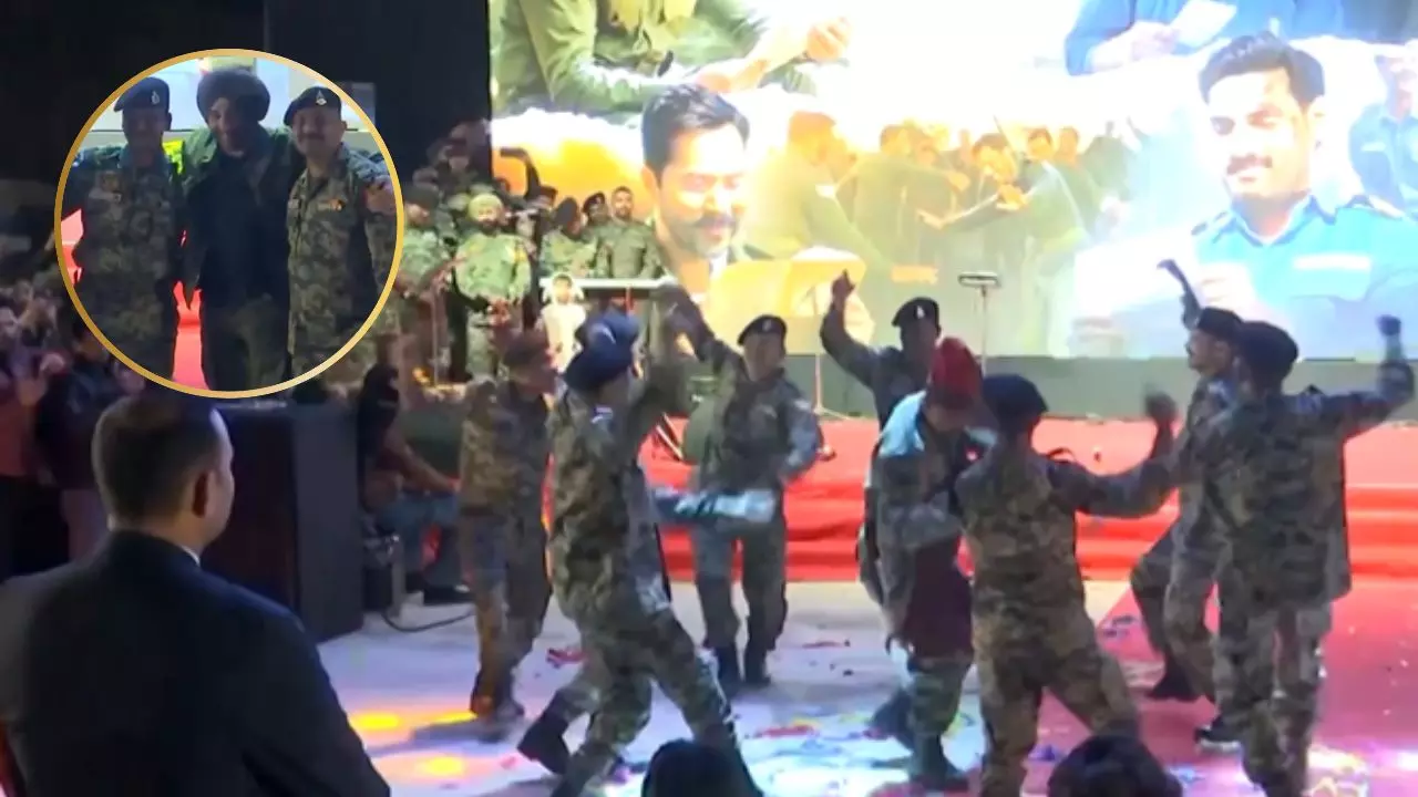 Border 2 का Ghar Kab Aaoge राजस्थान में रिलीज, BSF जवानों के साथ खूब थिरके सनी देओल, वरुण धवन और अहान शेट्टी