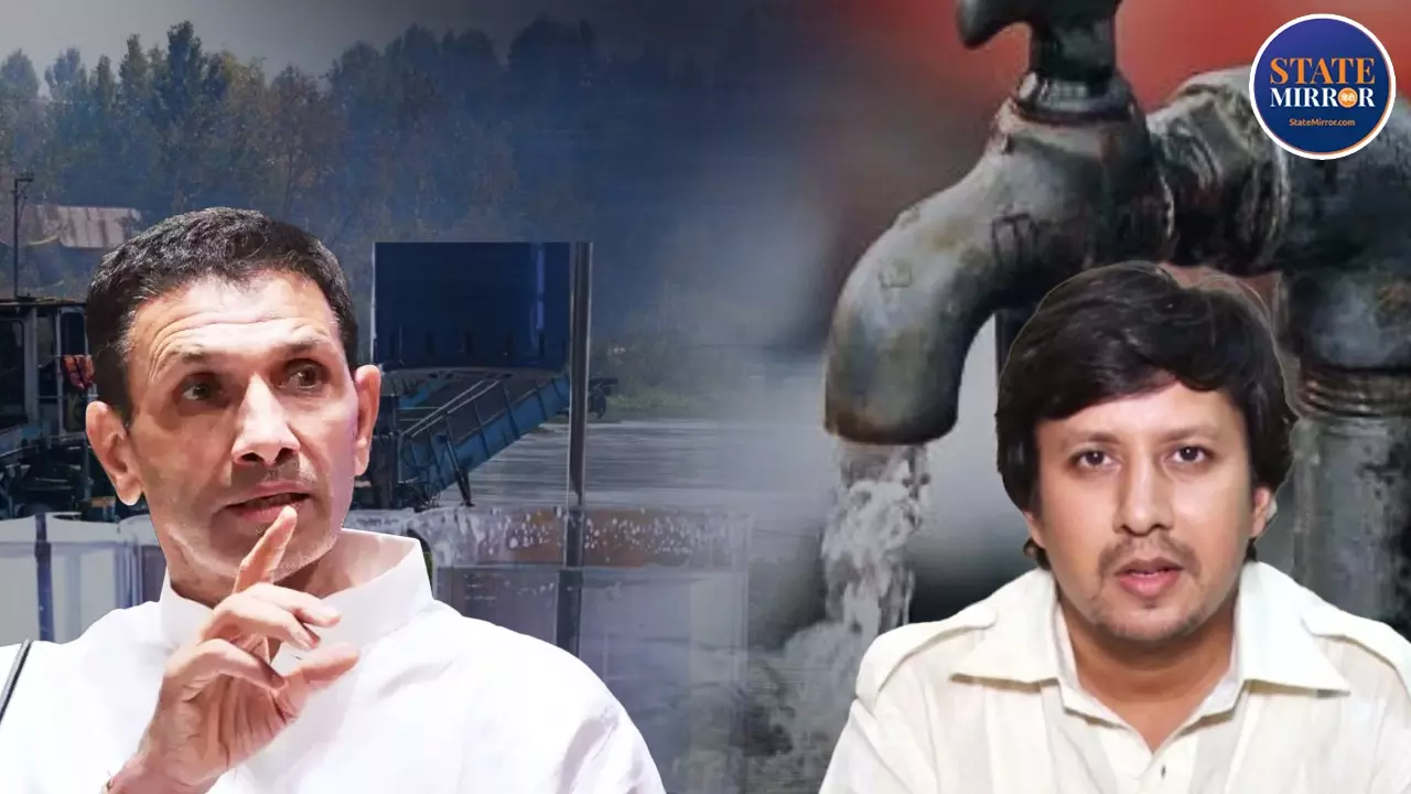 संवेदनहीनता! इंदौर पानी कांड में आकाश के बयान पर बवाल, जीतू पटवारी बोले- सरकार 2 साल से कुंभकर्णी नींद सो रही