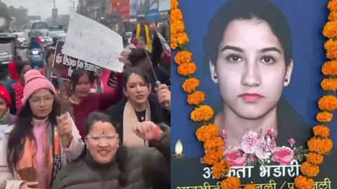 जितने भी BJP के ठरकी नेता हैं, बाहर आओ, मैं दूंगी सर्विस; Ankita Bhandari Murder में बवाल जारी- देखें Protest के Video जितने भी BJP के ठरकी नेता हैं, बाहर आओ, मैं दूंगी सर्विस; Ankita Bhandari Murder में बवाल जारी- देखें Protest के Video