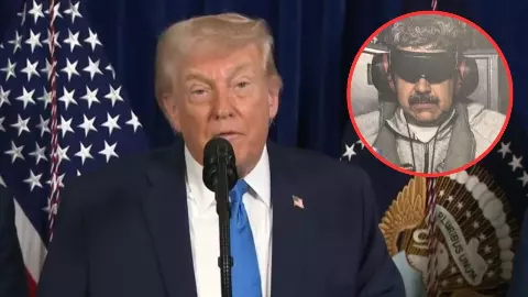 दरवाजे तोड़कर घुसी US सेना, बेडरूम से मादुरो को पत्नी समेत घसीटकर निकाला बाहर; ट्रंप बोले- वेनेजुएला को अब अमेरिका चलाएगा दरवाजे तोड़कर घुसी US सेना, बेडरूम से मादुरो को पत्नी समेत घसीटकर निकाला बाहर; ट्रंप बोले- वेनेजुएला को अब अमेरिका चलाएगा