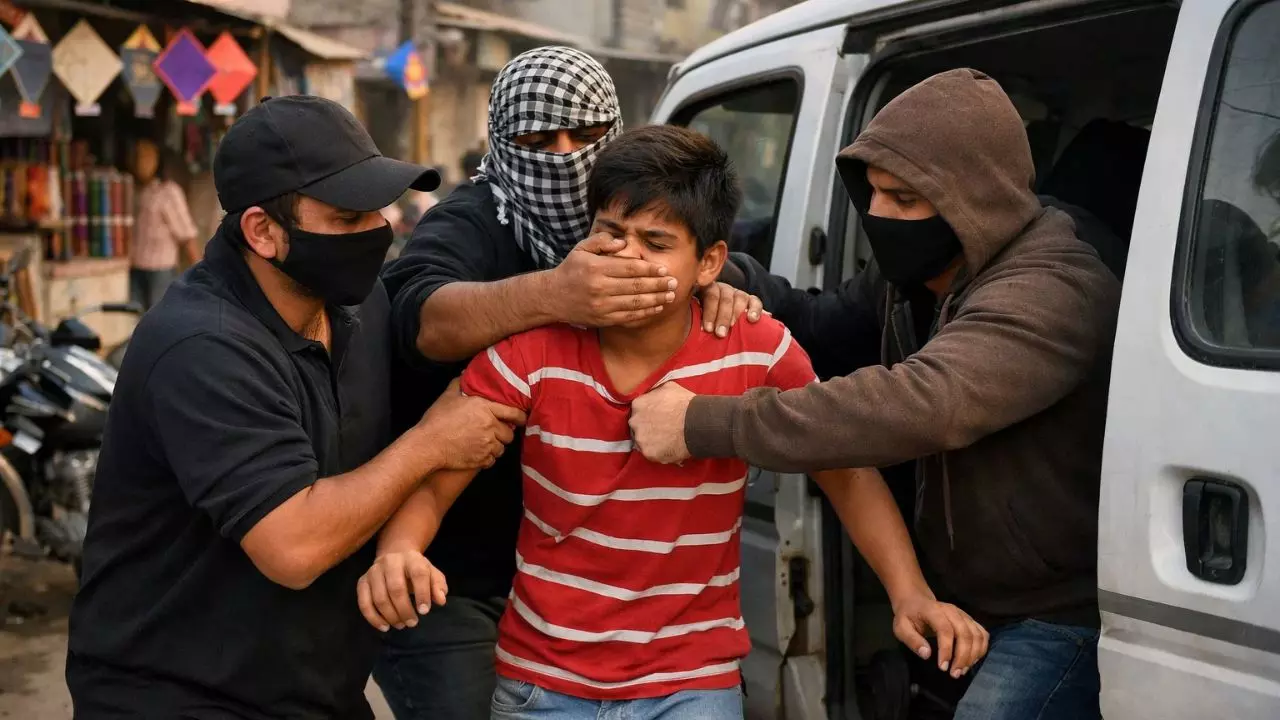 पतंग खरीदने निकले 15 वर्षीय किशोर का अपहरण, फिरौती मांगते रहे आरोपी, गलत लड़का निकला तो छोड़कर भागे