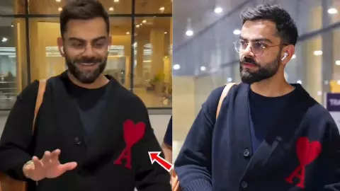 लाल दिल और उसके नीचे लिखा A, विराट कोहली के Sweater की सोशल पर क्यों हो रही इतनी चर्चा?