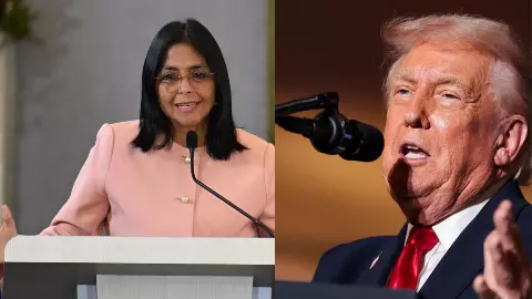 वेनेजुएला के तेल पर ‘ऊर्जा लालच’ की जंग: डेल्सी रोड्रिगेज ने ट्रंप पर साधा निशाना, अमेरिकी नियंत्रण पर भड़का कराकास