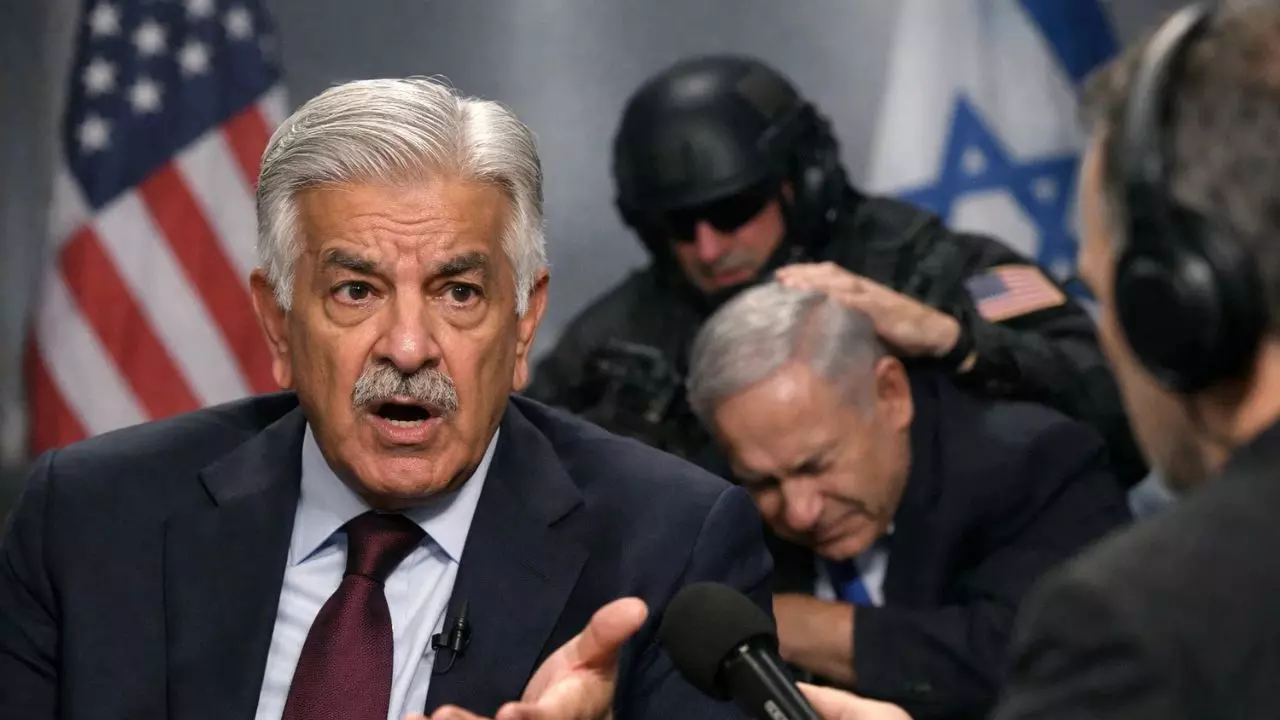 नेतन्याहू को अगवा करे US...पाक रक्षा मंत्री ख्वाजा आसिफ का सनसनीखेज बयान, एंकर ने बीच में रोका इंटरव्यू