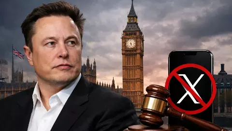 UK में X पर Ban का खतरा! Grok AI ने पार की सारी Limits, गंदी हरकतों पर भड़की ब्रिटेन सरकार UK में X पर Ban का खतरा! Grok AI ने पार की सारी Limits, गंदी हरकतों पर भड़की ब्रिटेन सरकार