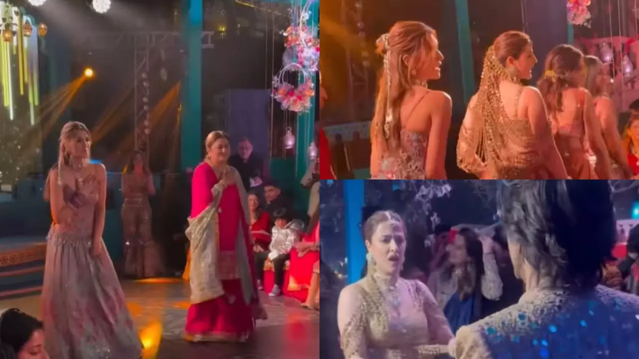 Nupur-Stebin Wedding: संगीत नाईट में खूब नाची Kriti Sanon, विदाई सॉन्ग पर हुई इमोशनल; देखें ये खास 5 वीडियो