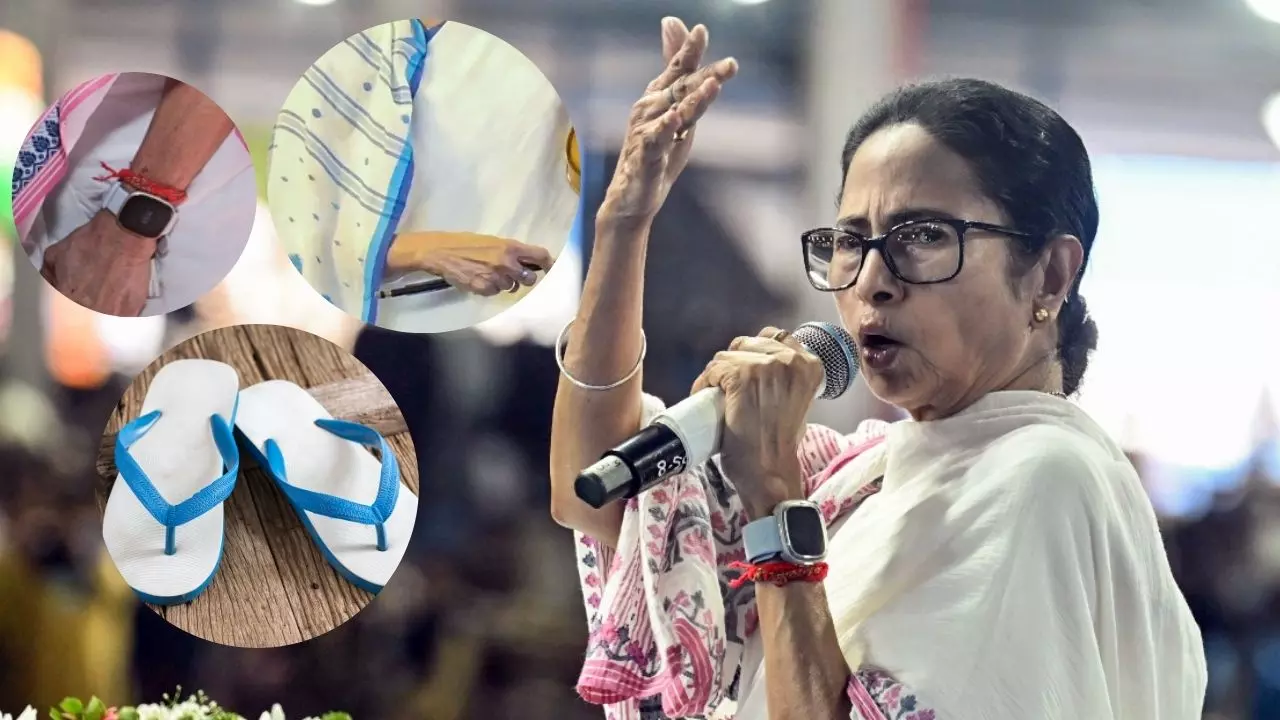 न घर न गाड़ी, पहनती हैं तांत की साड़ी और 150 की चप्पल, कुछ ऐसा है ममता बनर्जी का रुआब