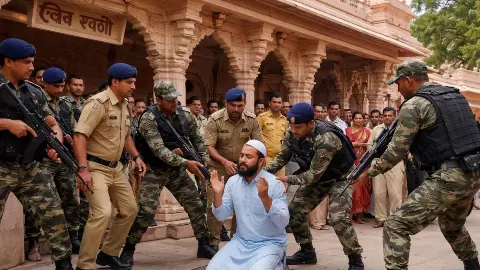 राम मंदिर की सुरक्षा में सेंध! अयोध्या में सीता रसोई के पास नमाज पढ़ने वाला कौन? राम मंदिर की सुरक्षा में सेंध! अयोध्या में सीता रसोई के पास नमाज पढ़ने वाला कौन?