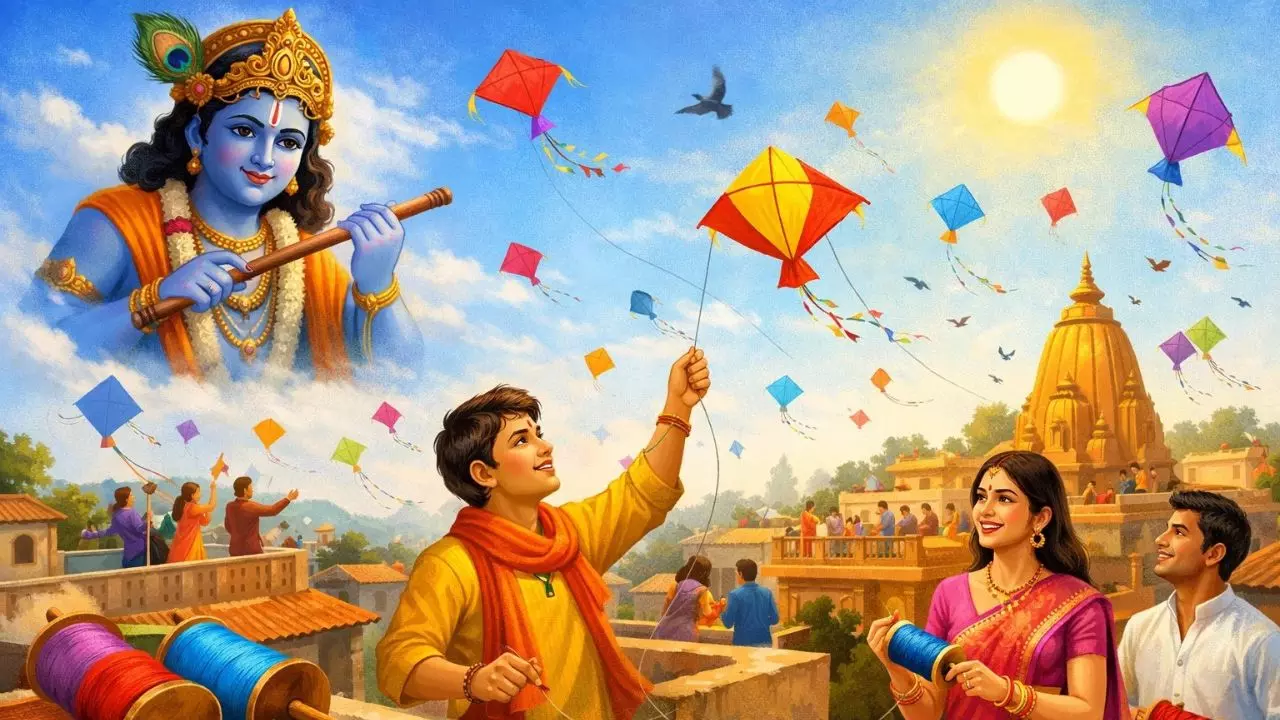Makar Sankranti 2026: क्या है मकर संक्रांति पर पतंग उड़ाने की परंपरा, श्री कृष्ण से जुड़ा इतिहास!