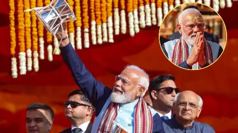 पूर्वजों ने महादेव के लिए जान की बाजी लगाई, पटेल-राजेंद्र प्रसाद को रोकने की कोशिश हुई, सोमनाथ स्वाभिमान पर्व पर बोले PM Modi