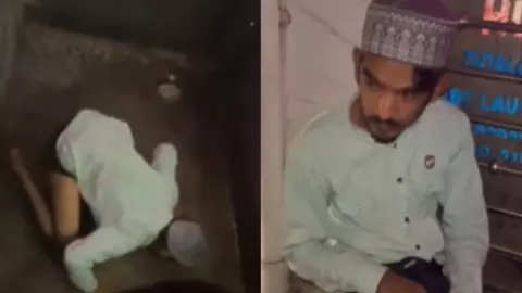 मंदिर के पास गंदी हरकत करते पकड़ा गया मुस्लिम युवक, BJP ने बताया- ईशनिंदा; Viral Video ने मचाया बवाल