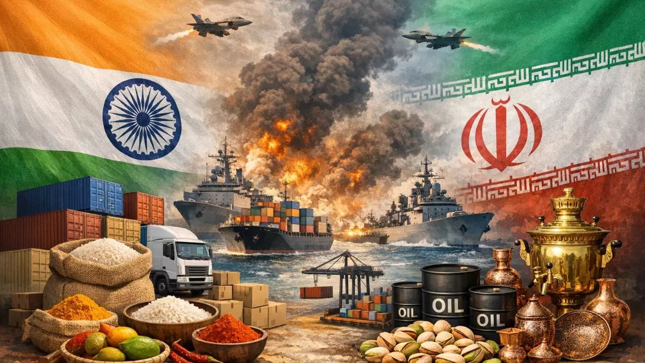 ईरान संकट के बीच भारत का कारोबार दांव पर! जानें दोनों देशों के बीच किन-किन चीजों का होता है आयात-निर्यात