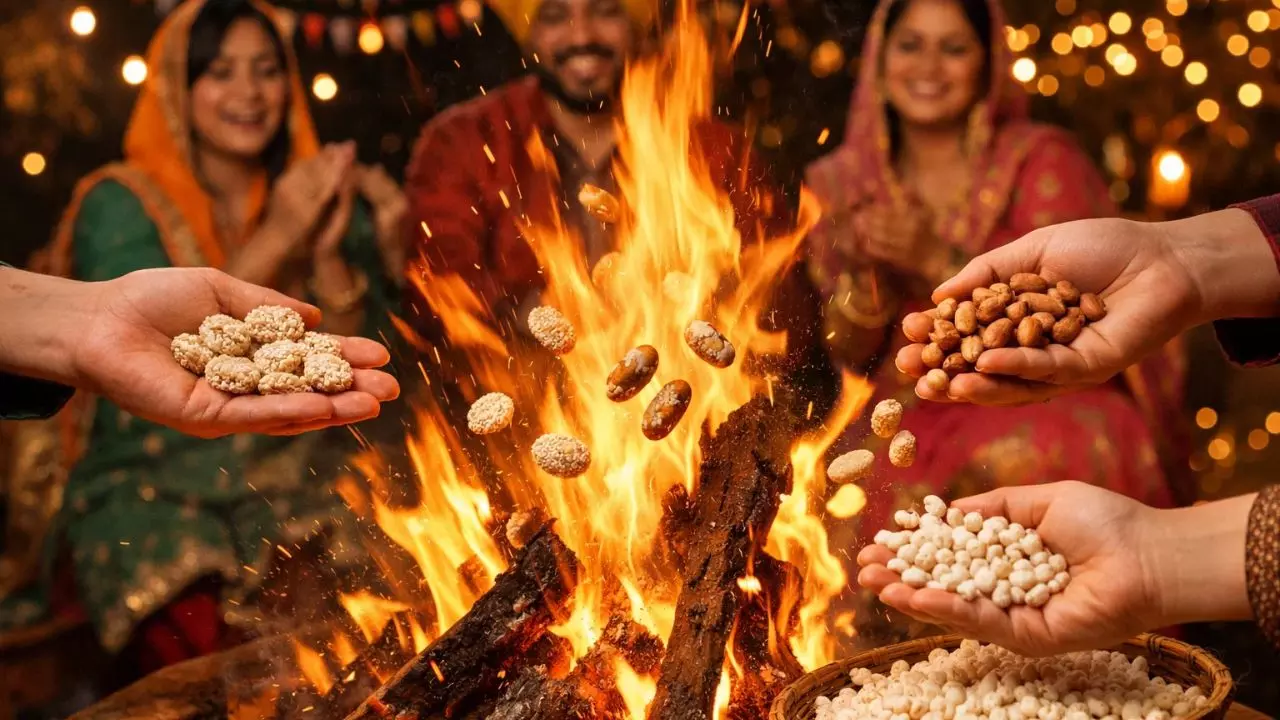 Lohri 2026: लोहड़ी में अग्नि में क्यों डालते हैं रेवड़ी, मूंगफली और फुल्ले, जानिए इसका धार्मिक महत्व