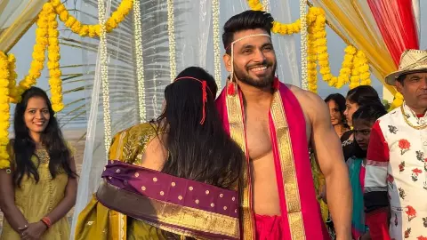 Bigg Boss 16 के Shiv Thakare ने रचाई शादी! नहीं दिखाया दुल्हनियां का चेहरा; सेलेब्स दे रहे है बधाई