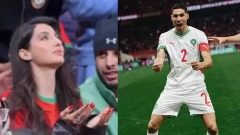 फुटबॉल प्लेयर Achraf Hakimi को डेट कर रही है Nora Fatehi! स्टेडियम में दुआ मांगती आईं नजर