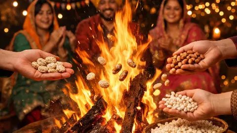Lohri 2026: लोहड़ी में अग्नि में क्यों डालते हैं रेवड़ी, मूंगफली और फुल्ले, जानिए इसका धार्मिक महत्व Lohri 2026: लोहड़ी में अग्नि में क्यों डालते हैं रेवड़ी, मूंगफली और फुल्ले, जानिए इसका धार्मिक महत्व