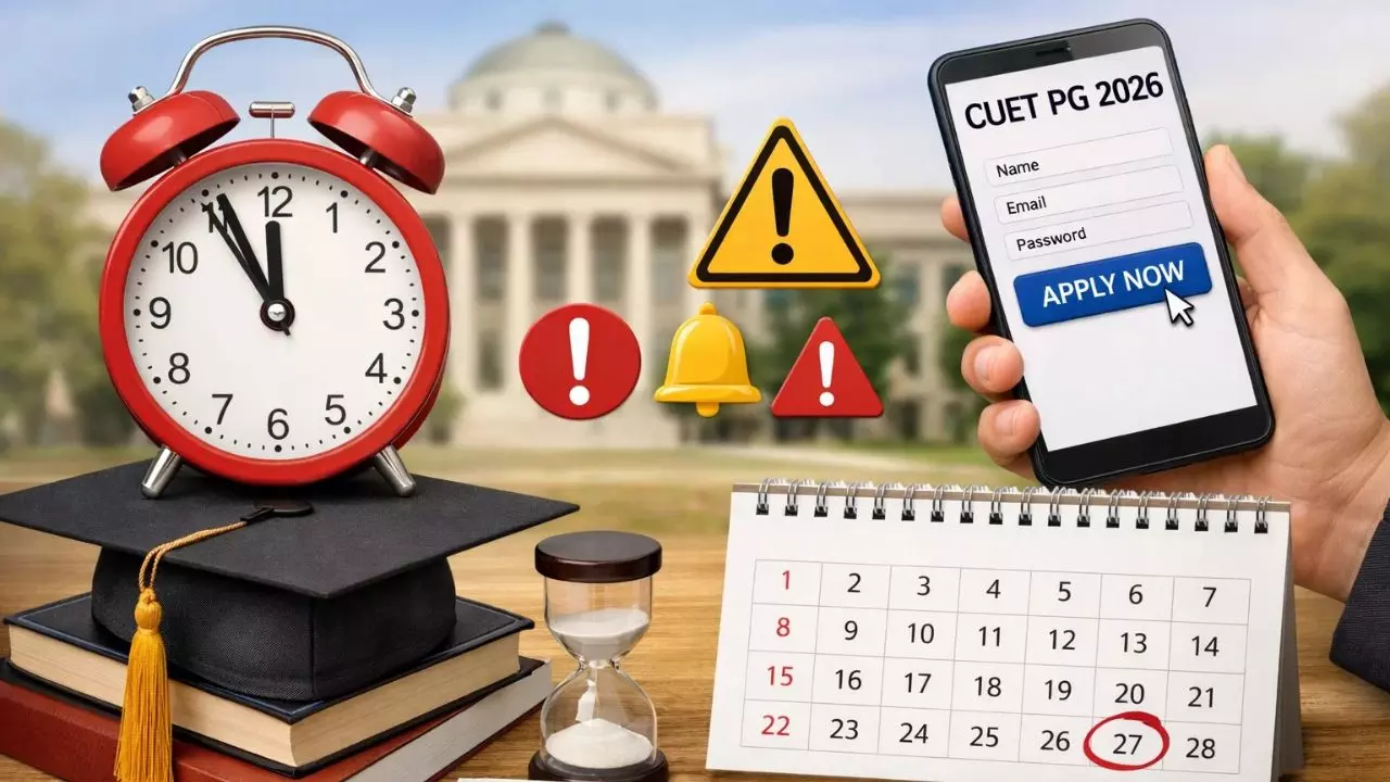 CUET PG 2026 के लिए आवेदन का आखिरी मौका, NTA ने किया अलर्ट जारी; जानें कब है Last Date